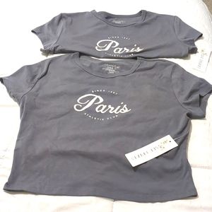 Orange Kiss Graphic Tee(Paris)